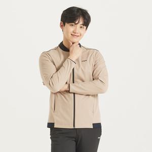 골피아 골프웨어 남성 남자 집업 바람막이 베이지 자켓 GW-343 집업 점퍼