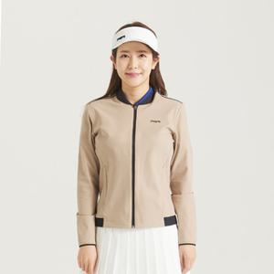 골피아 골프웨어 여성 여자 집업 바람막이 베이지 자켓 GW-443 집업 점퍼