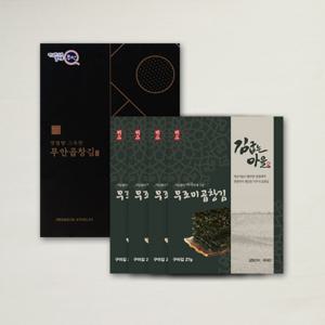 [2024설날] 브라이트데이 김굽는마을 무조미곱창김 선물세트(27g x 4봉)