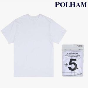 [폴햄] PHC5TR3700 남녀 공용 사계절 레이어드 화이트 티셔츠