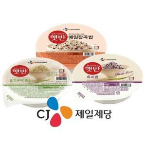 CJ 햇반 210g 36개 발아현미밥 잡곡밥 흑미밥