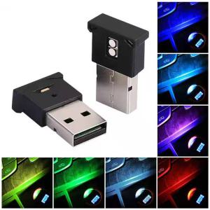 미니 USB RGB LED 엠비언트 라이트 2LED / 개당판매 차량용무드등 풋등