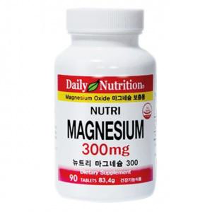 뉴트리 마그네슘 300 / 아연 미네랄 영양제 보충제 90정 3개월