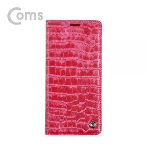 Coms 스마트폰 가죽케이스(폴더지갑)S8 P Pink 갤럭시