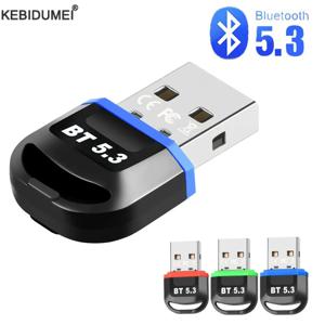 무선 스피커용 USB 블루투스 어댑터 5.3, 오디오 마우스, 블루투스 동글, 블루투스 5.3 리시버 송신기