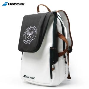 정품 Babolat 테니스 백팩 순수 윔블던 공동 브랜드 테니스 패들 스쿼시 배드민턴 라켓 가방 대용량 라켓 가방
