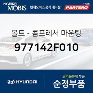 볼트-콤프레서 마운팅 (977142F010) 투싼,뉴 카렌스,스포티지,쎄라토 2003.11-2006.6),제네시스 쿠페,모하비,더뉴 모하비,모하비 더마스터,쎄라토SX,프라이드,포르테/포르테 쿱 08,포르테 하이브리드 09,카니발 2005년식