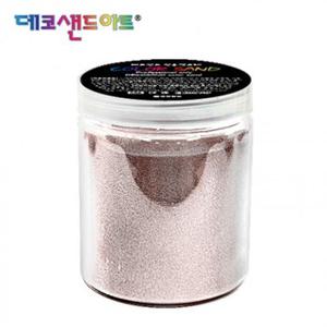 문구 실용적인 완구 애완 용품 데코샌드아트 전용 반짝이 색모래 150g(레인보우)/BK