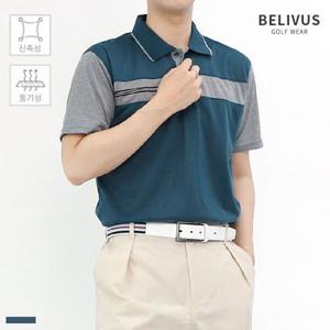 빌리버스 골프웨어 남자 반팔티 PK0189 기능성 스판 쿨 티셔츠 남자패션
