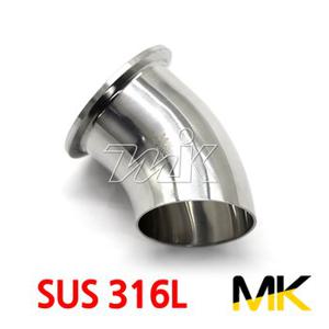 쎄니타리 Sanitary 엘보 45도 1페럴 45° 1Ferrule (SUS316L) - 1S