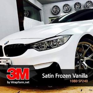 3M [2080-SP240] 사틴 프로즌 바닐라 반광 차량 셀프 랩핑 PPF 카스킨 ...