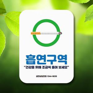 안내판 금연표지판 NSS 베이직 흡연구역 004