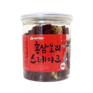 애견간식 뉴트리오 홍삼오리 스테이크 300g 6통 1타 (W542F88)