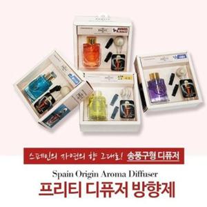 차량용 디퓨저 방향제 30ml 송풍구형 6가지향 (W7BFB25)