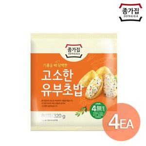 종가 고소한 유부초밥 320g x 4개