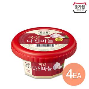 종가 국산 다진마늘 150g x 4개