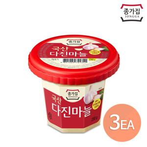 종가 국산 다진마늘 230g x 3개