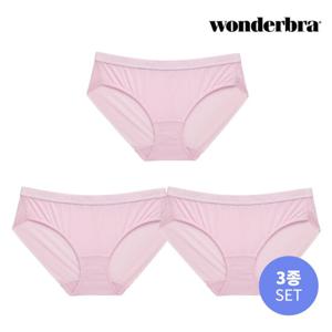 [한정사이즈][WBX] 원더브라 에센셜 스포츠 핑크 팬티 3종