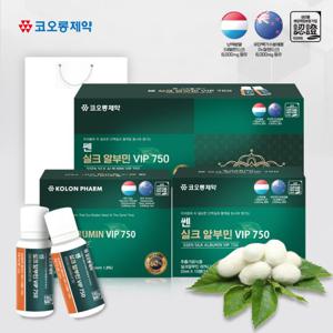 코오롱제약 쎈 실크알부민 VIP 750(25mlX30병) 쇼핑백포함