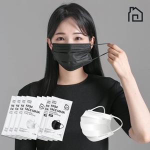 집생활연구소 덴탈형 KF94 마스크 개별포장 100매