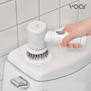 보아르 워시스핀C 충전식 무선 욕실청소솔 화장실 바닥 타일 전동 청소기 VCL-031WH