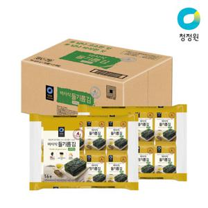 청정원 들기름 바사삭 파래김(32봉) (4g x16개) x 2개