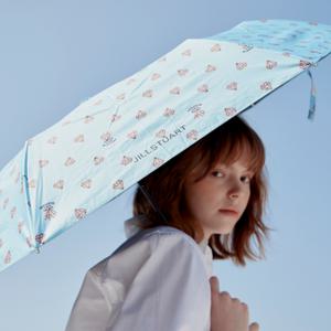 경량 블루 쁘띠다이아몬드 3단 양산 겸용 우산[JAUM4E041B2]