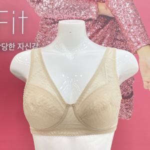 스킨 직조 노와이어 브라(br6711sk)