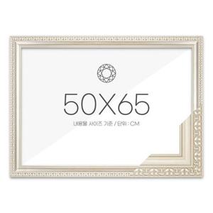 50x65 고급형 보석십자수액자 [댄디실버] (아크릴 보호필름-스티커판) (퍼즐사랑)