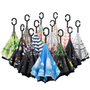 거꾸로 우산 독특한 아이디어 우산 장우산