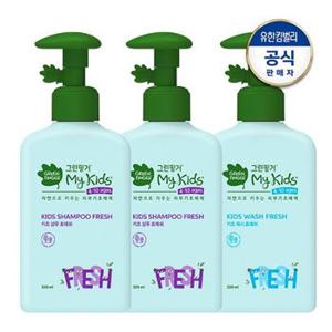 그린핑거 마이키즈 프레쉬 샴푸 320ml x 2개 + 워시 320ml