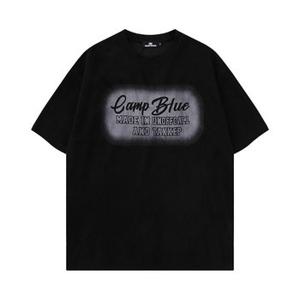 가바바 남녀공용 캠프블루 로고 오버핏 반팔 티셔츠 G76815 (빅사이즈 S~XL)