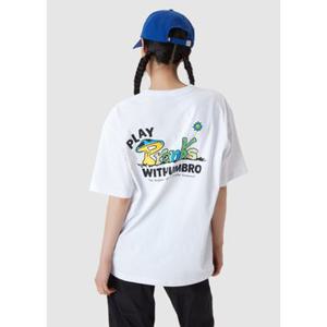 [엄브로] 남녀공용 플레이버 그래픽 프레쉬 반팔 티셔츠 UP121CRS34