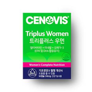 [세노비스] 여성 트리플러스우먼 멀티비타민미네랄(90캡슐,45일분)