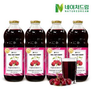 [네이처드림] 리얼 타트체리주스 1000ml x 4병 / NFC 착즙주스