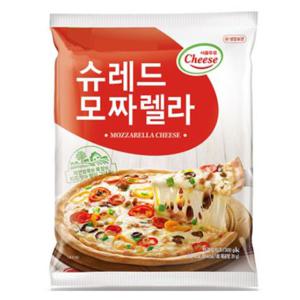[서울우유치즈] 슈레드 모짜렐라 피자 치즈 1kg