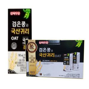 [삼육두유] 검은콩 국산귀리OAT 190mlx24팩(손잡이포장)