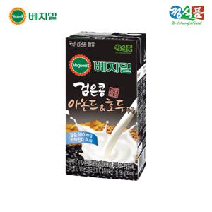 [정식품] 베지밀 검은콩 아몬드호두 두유 190ml × 64팩