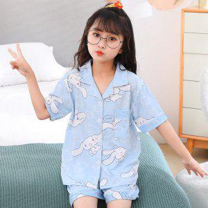 반팔 여름 Cinnamonroll 시나모롤 애니메이션 어린이 잠옷