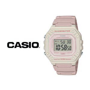 카시오 CASIO 남자 여자 전자 디지털 패션 손목시계 W-218HC-4A2