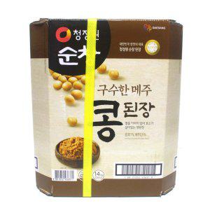 청정원 순창 구수한 메주 콩된장 14kg [무료배송]