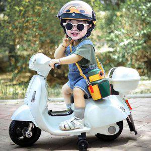유아 전동스쿠터 오토바이 생일선물 민트 베스파 일본