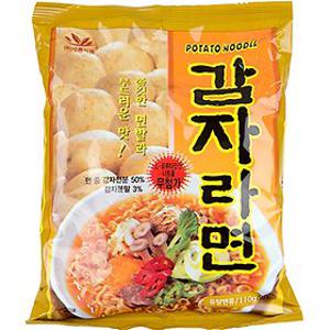 [새롬식품] 감자라면 (110gx10봉) 우리밀 쌀/채식/김치/짬뽕/해물맛라면