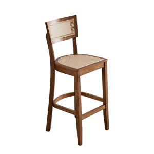 스툴 높은의자 카페 홈 의자 다찌 라탄 우드 킨포크 원목 체어 바체어 아일랜드