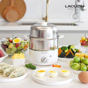 라쿠진 올스텐 2단 계란찜기 미니찜기 에그쿠커 호빵 고구마 이유식 달걀 삶는 기계 LCZ160 시리즈