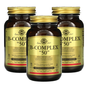 솔가 비타민B 비콤플렉스 50 100캡슐 3개 티아민 리보플라빈 B Complex