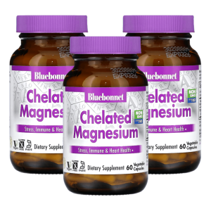 블루보넷 킬레이트 마그네슘 60캡슐 3개 Chelated Magnesium