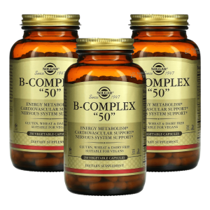 솔가 비타민B 비콤플렉스 50 250캡슐 3개 티아민 리보플라빈 B Complex
