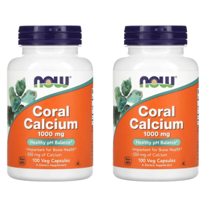 나우푸드 코랄칼슘 1000mg 100캡슐 2개 산호칼슘 Coral Calcium