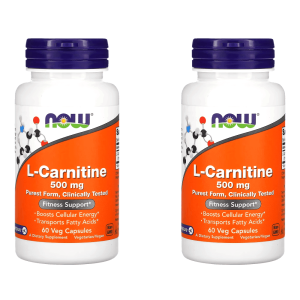 나우푸드 엘카르니틴 L카르니틴 500mg 60캡슐 2개 Carnitine